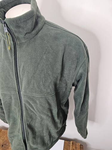 Men’s Columbia Full Zip Fleece Jacket Large Green - Picture 4 of 7