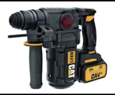 Cat DX21 1" Cordless Rotary Hammer Drill with Brushless Motor and Two Batteries
