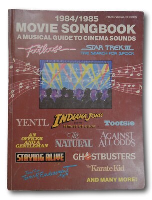 Vintage 1984/1985 Movie Songbook A Musical Guide to Cinema Sounds Piano / Vocals