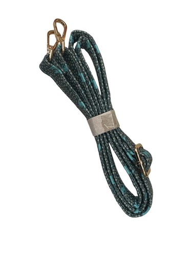 Borsa Cartella Tracolla Naj Oleari Media Scondo Verde Fantasia Doggy Azzurro - Foto 3 di 6