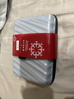 TUMI for Delta 19 Degree Mini Case Gray Hard Shell, Items Inside Sealed