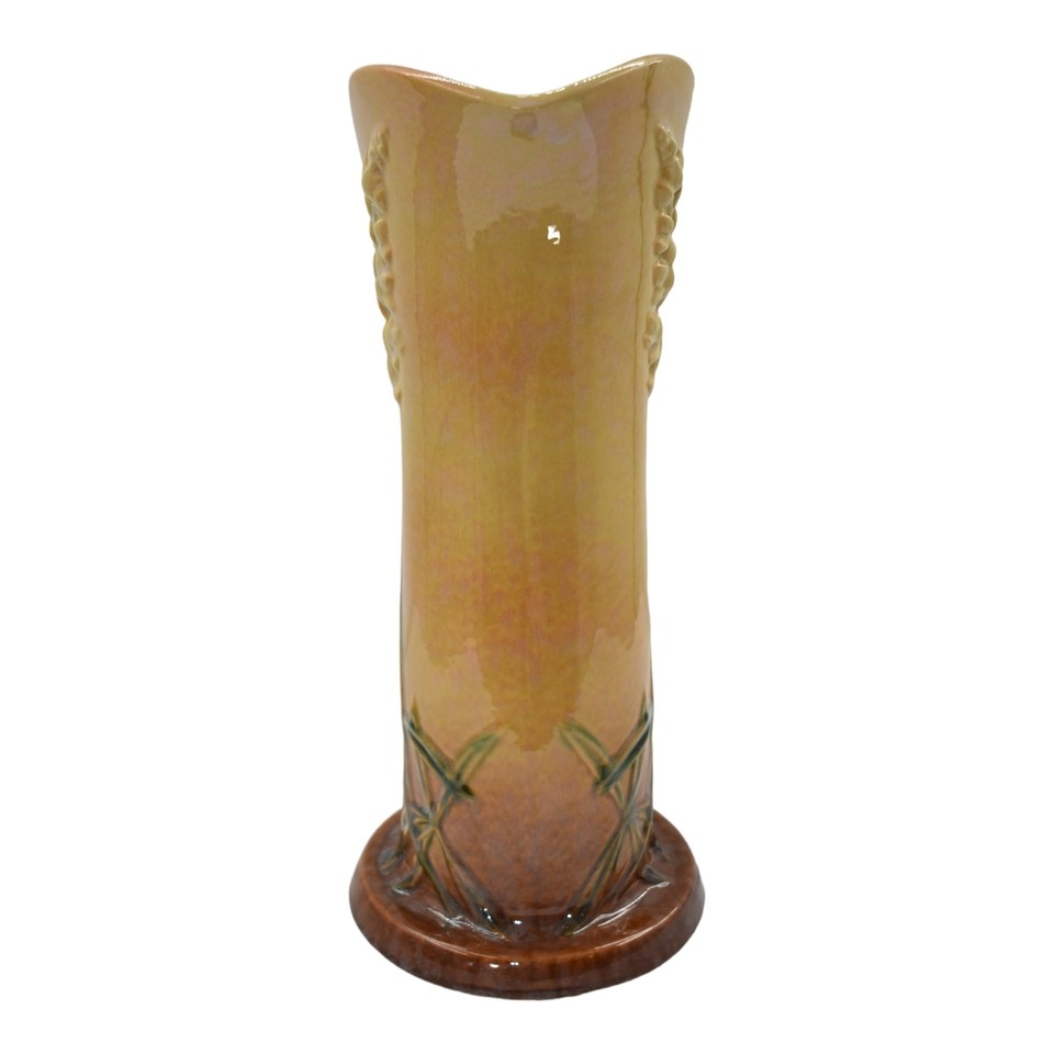 Roseville Wincraft Orange 1948 Mid Century Modern Floor Vase 28815 eBay