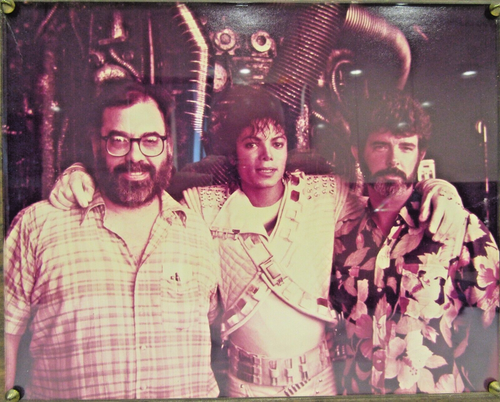 1986 Disneyland Captain EO Coppola, Michael Jackson, Lucas Commemorative Plaque - Picture 2 of 5