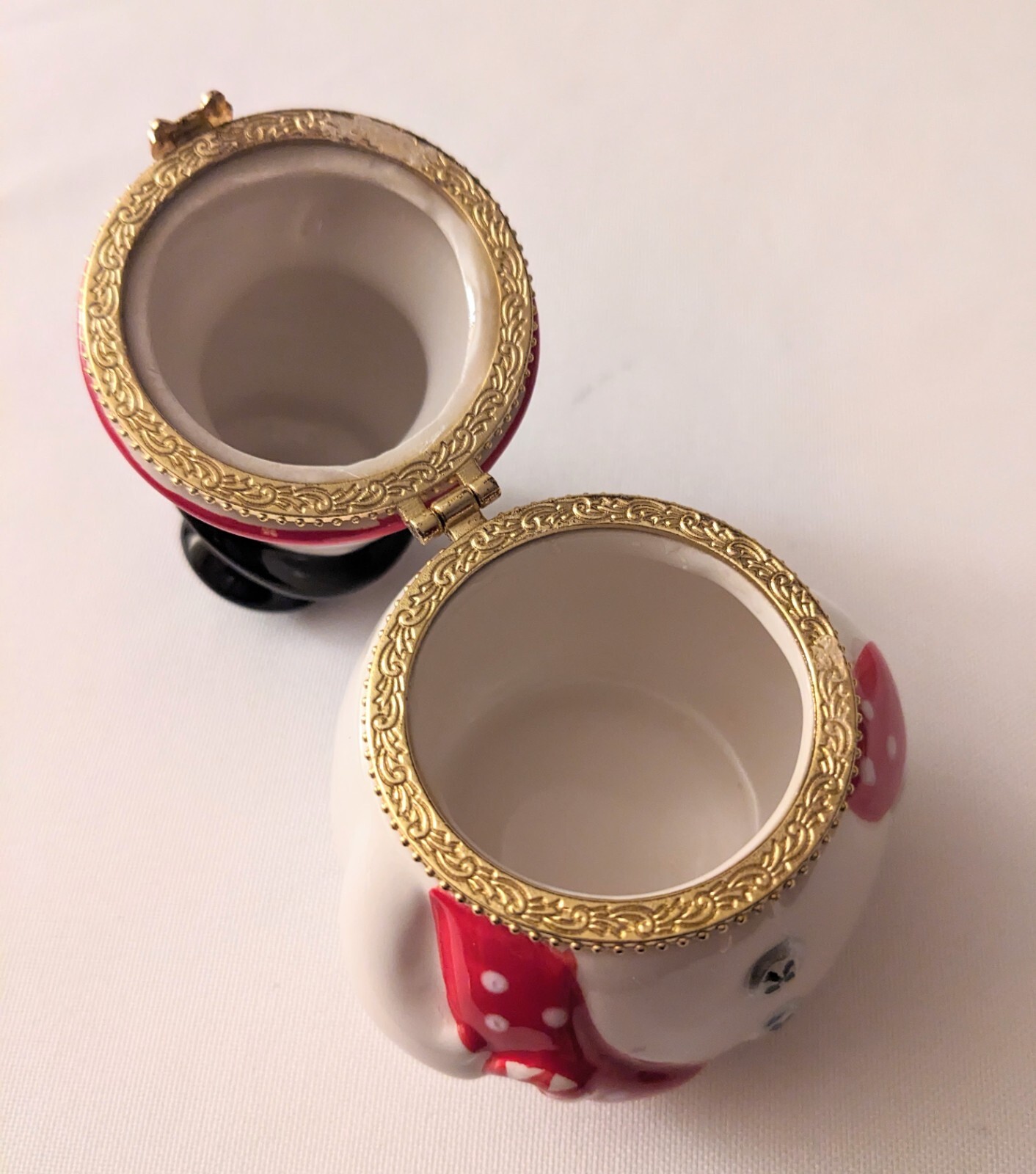 Vintage Limoges Snowman Trinket Box eBay