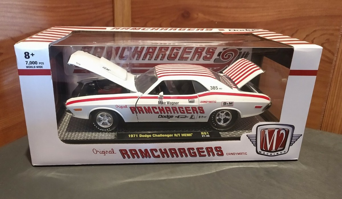 Challenger 540E 1/64 MDSCT541 建機 MIB M2 MACHINES RAM CHARGERS CANDYMATIC 1971 DODGE CHALLENGER R/T