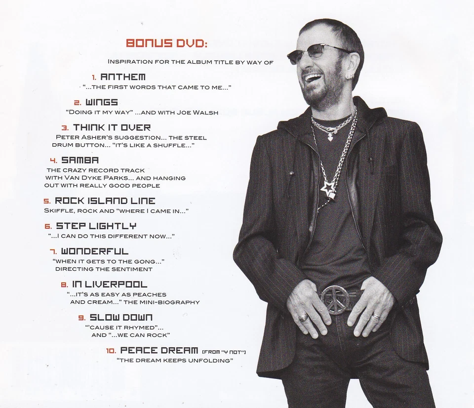 RINGO STARR - CD + DVD - RINGO 2012 - Bild 3 von 3