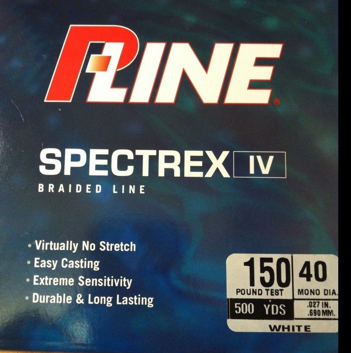 P-Line Spectrex IV Braid Fishing Spool (500-Yard 150-Pound White) Grouper  Tuna