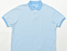 Harbor Bay Men's Size 3XLT Light Blue Short Sleeve Polo Shirt Cotton Blend NEW