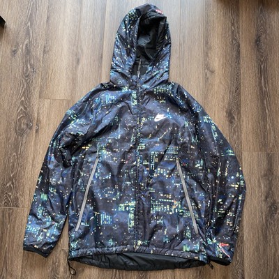 Nike Men s City At Night Reversible Jacket, Size Medium, Running Jacket, Black