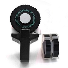 Beschriftungsgerät Etikettenprägegerät Etikettendrucker Heimbedarf w/2x Prägband