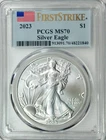 2023 American Silver Eagle $1 First Strike – PCGS MS70 – Free US Shipping