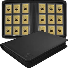 Top Loader Binder 9-Pocket for 324 Cards Trading Card Album Holder Storage