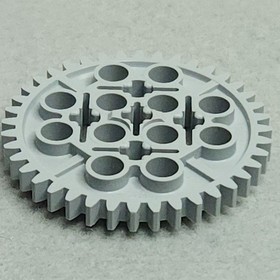 LEGO 3649 Technic Gear 40 Tooth Light Bluish Gray x1 Genuine