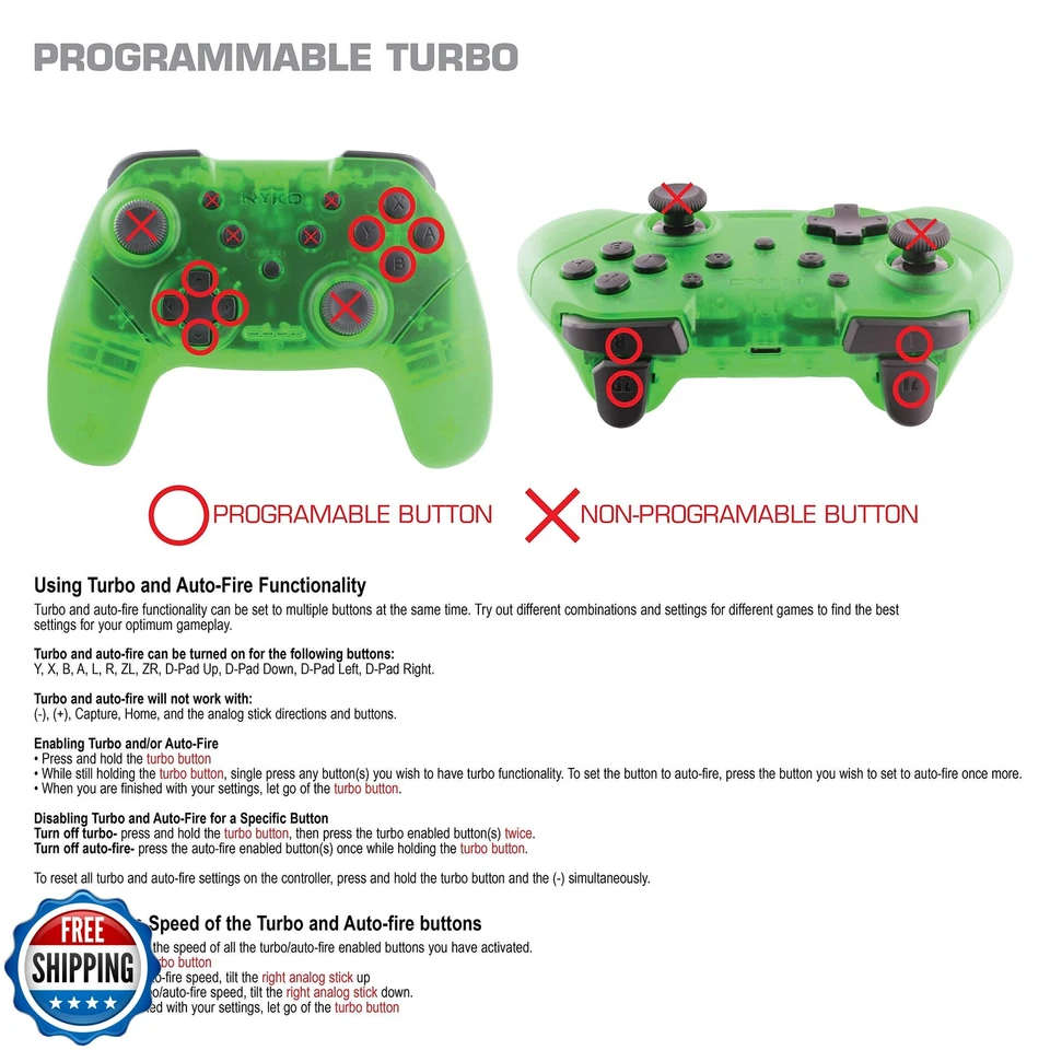 Nyko Wireless Core Controller for Nintendo Switch - Bluetooth Pro Controller  - Image 3 of 4