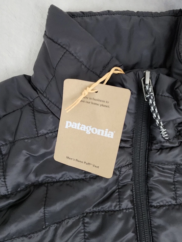 Patagonia Nano Puff Vest Black, Men's Size Large New With Tags - Image 3 of 4