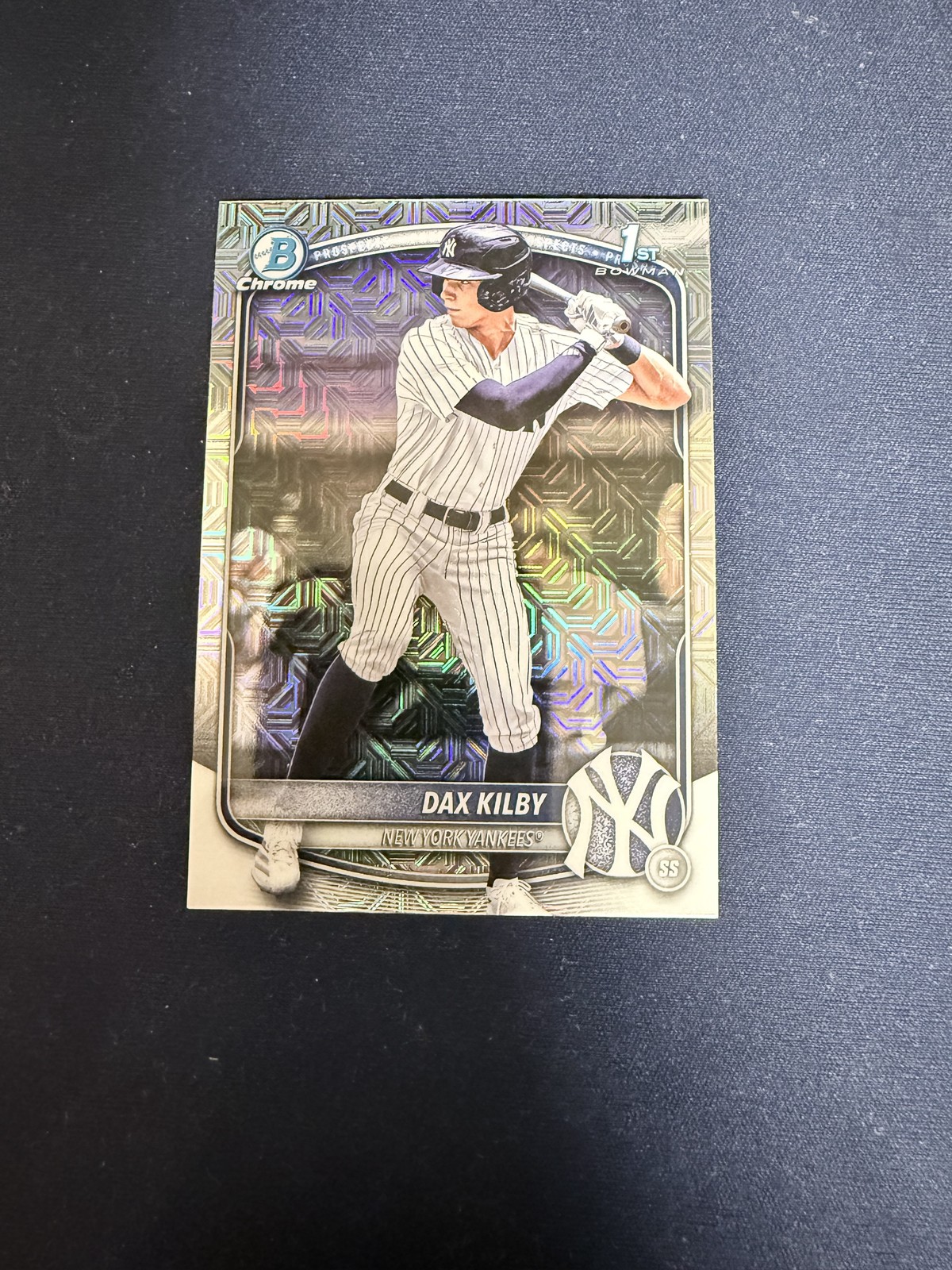 2025 Bowman Draft #BDC-146 Dax Kilby Chrome Steel Metal Refractor #/100