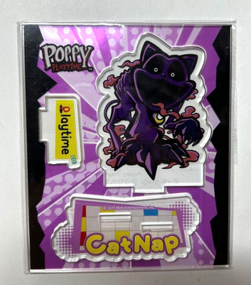 Poppy Playtime E-Toon Collaboration Cafe Acrylic Stand Catnap Japan NEW