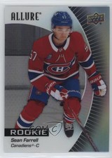 2023-24 Upper Deck Allure Rookies Black Rainbow Sean Farrell #143 16k2