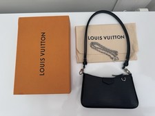 Louis Vuitton black epi leather easy pouch on strap Crossbody/shoulder Bag
