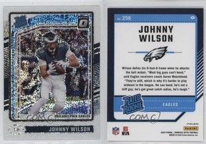 2024 Panini Donruss Optic Rated White Sparkle Prizm Johnny Wilson #256 Rookie RC
