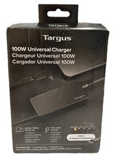 Targus 100W Universal Charger USB-C with Adapter Tips for Apple Dell ASUS Acer