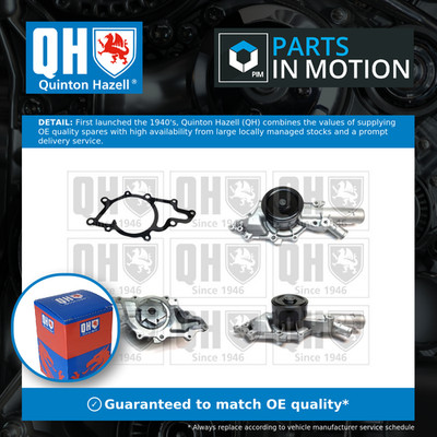 Water Pump fits MERCEDES CLC220 CL203 2.1D 08 to 11 OM646.963 Coolant QH Quality