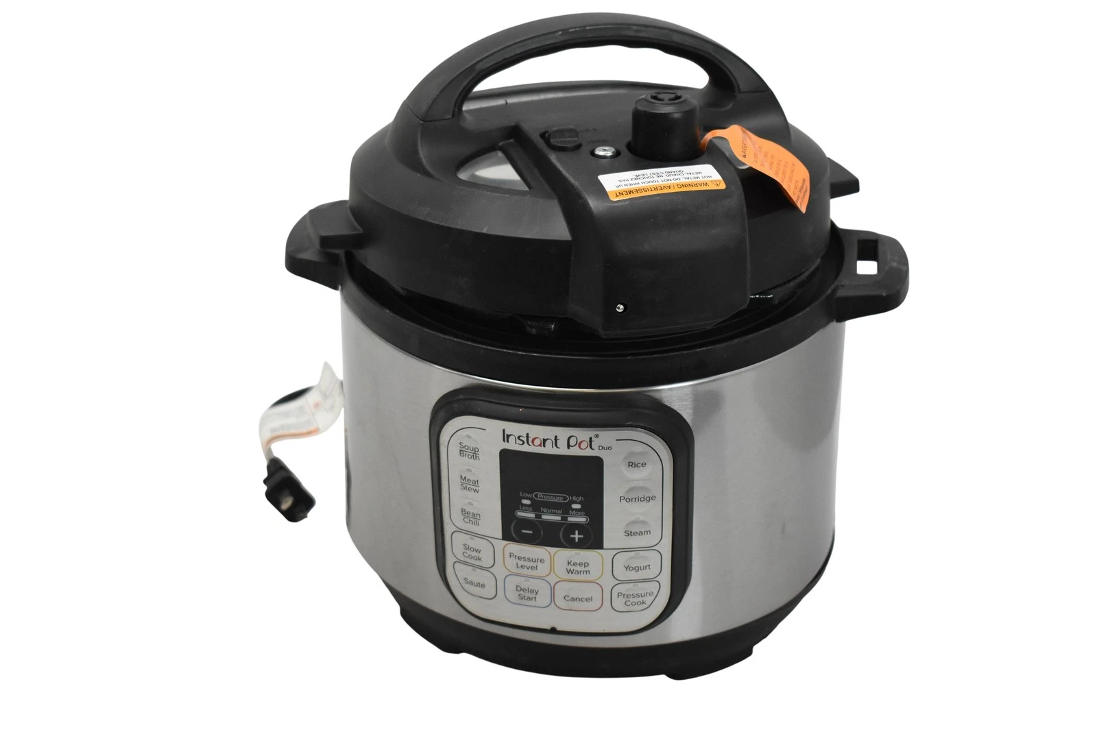 Instant Pot Electric Pressure Cooker 3 Qt Silver 700W Base Lid Only 11 Programs
