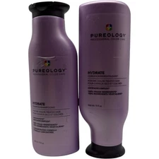 Pureology Hydrate Purple Professional Shampoo & Conditioner 9oz Pair Set Duo NEW