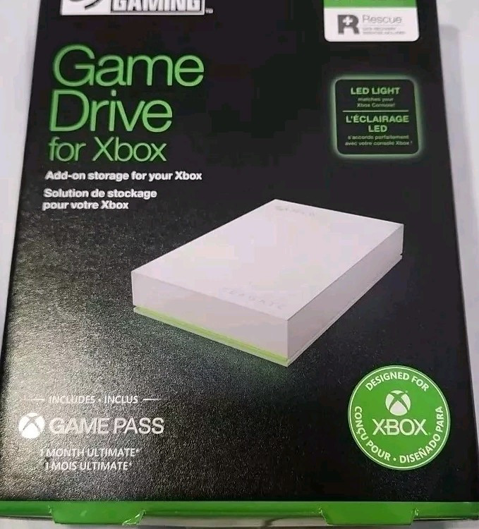 Seagate Game Drive for Xbox 1TB External USB 3.2 Gen 1 Portable (QY)
