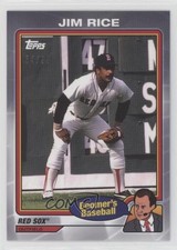 2024 Topps x Chris Berman Boomer's Baseball Silver 34/99 Jim Rice #38 HOF 1j8b