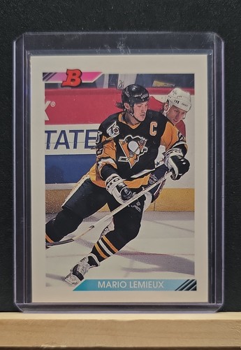 Mario Lemieux #189 1992 Bowman card