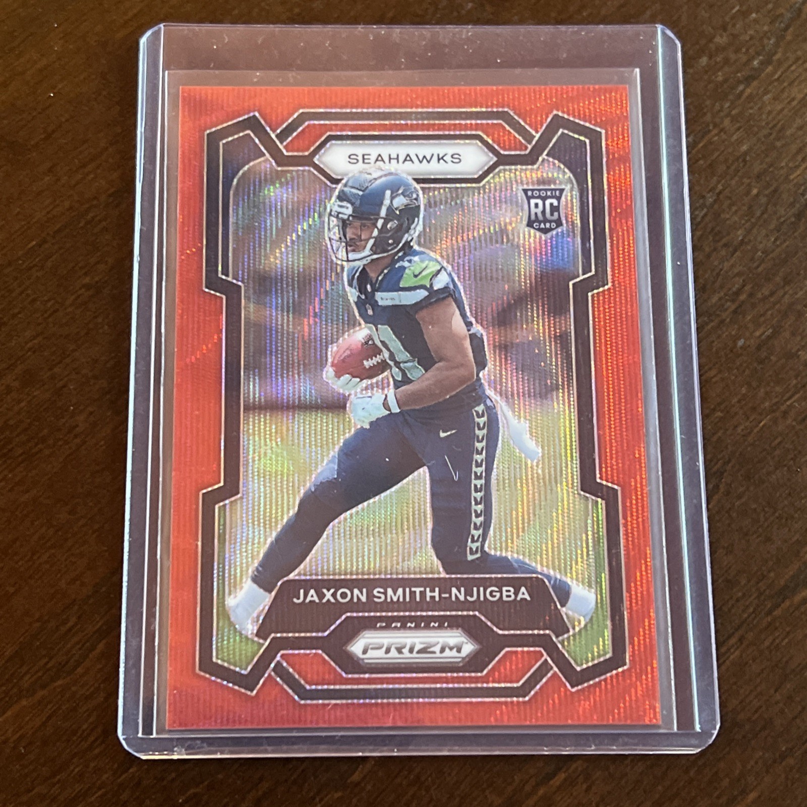 2023 Panini Prizm - Jaxon Smith-Njigba #390 Red Wave Prizm /149 (RC)