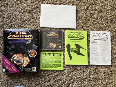 Star Wars: TIE Fighter - Collector's CD-ROM (IBM, 1995) Big Box PC Game