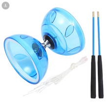 Professional Chinese Diabolo Yo-Yo Double Head Rubber Yoyo with Sticks Outdoor