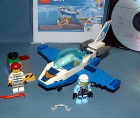 CITY, POLICE SETS 60006 ATV / 60206 JET PATROL / 60241 DOG UNIT - LEGO - USED