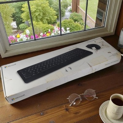 READ Microsoft Wireless 900 Desktop Wireless Keyboard & Mouse NO USB DONGLE