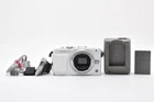 [Excellent] OLYMPUS PEN Lite E-PL6 White Shutter count 3008 w/ Battery ,Charger