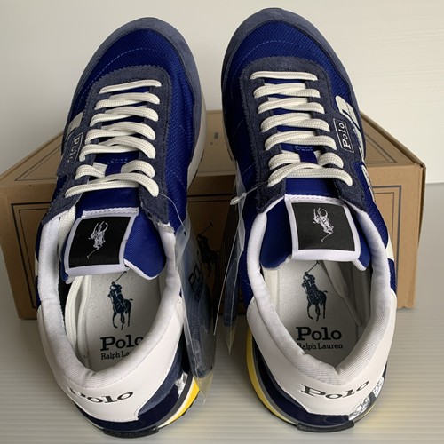 Polo Train89 Sneaker Uomo Taglia 10D (US) 89 POLO-SK-LTL Navy Multi Camoscio/Nylon - Foto 7 di 14