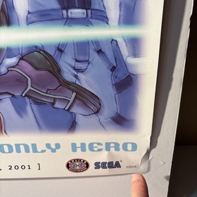 PHANTASY STAR ONLINE THICK STOCK LARGE POSTER LIMITED RUN GAMES SEGA DREAMCAST