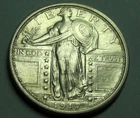 1917-D TYPE 1 US Standing Liberty Quarter Silver Coin Nice One Full Head ?🔥