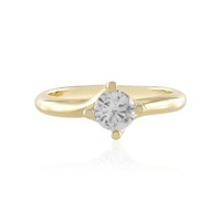 Cavill Damenring Silber 925 Vergoldet 0,675Ct Zirkon Rundschliff