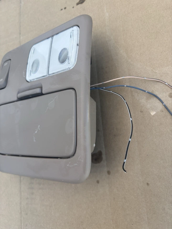 Toyota Tundra 2000-2006 consola superior domo luz mapa OEM grises gafas de sol Foto 4 de 4