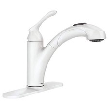 MOEN Banbury Single Handle Deck Mount Pull Out Sprayer Kitchen Faucet