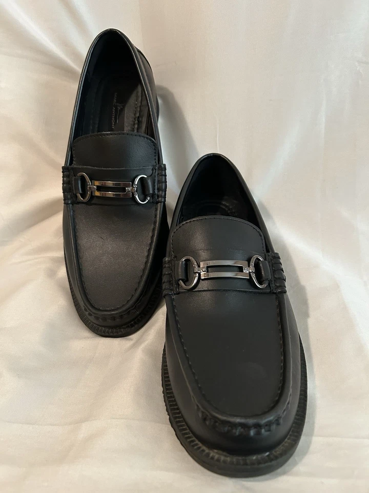 Marc Anthony 116367 Black Leather Oxford, Men’s Size 8 - Image 4 of 4