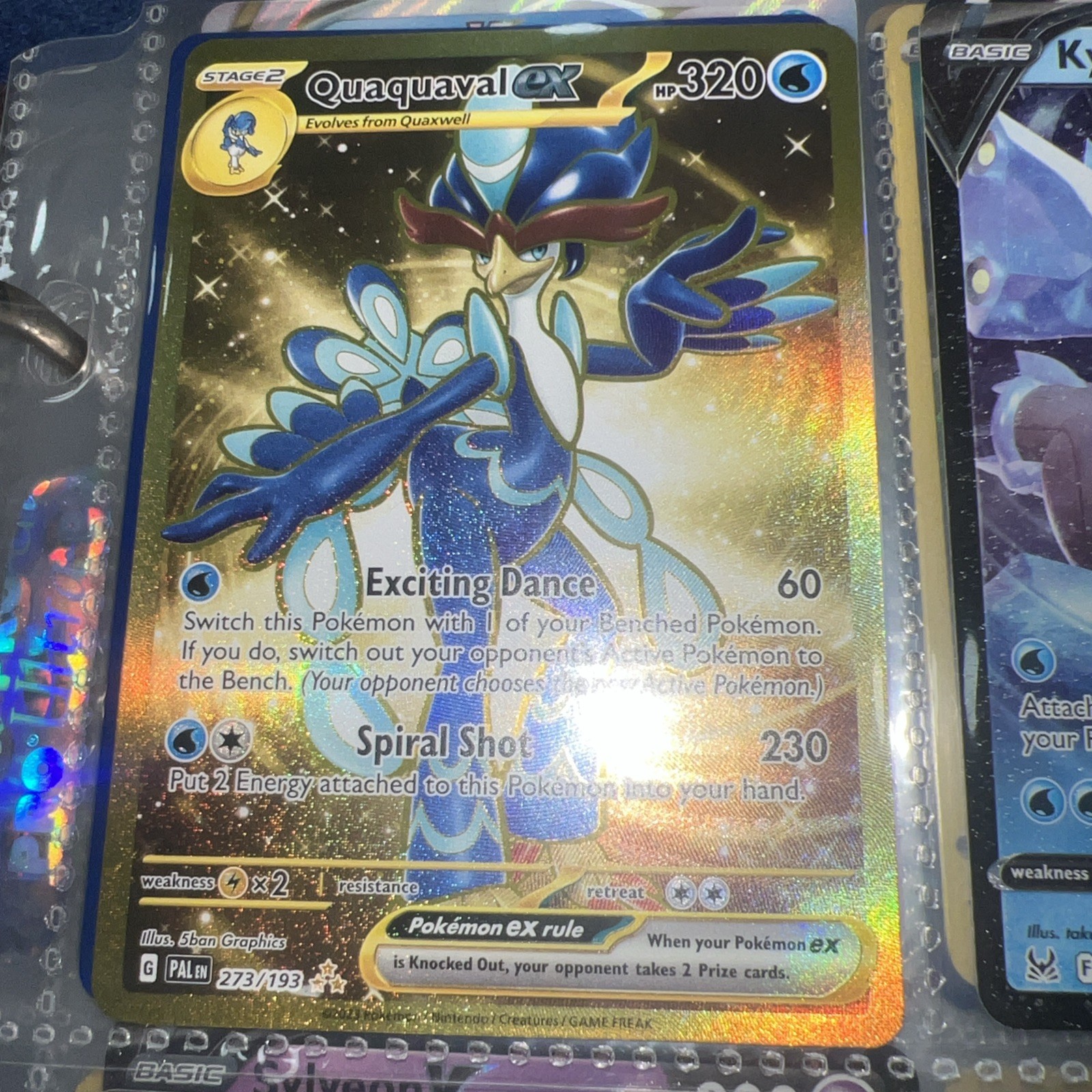 Quaquaval ex 273/193 Sv02: Paldea Evolved Holo