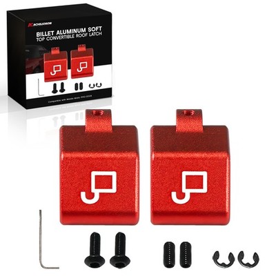Convertible Roof Latch Lock Repair Kit Left & Right Anodized Red Mazda Miata