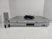 Samsung DVD-V4600 DVD/VHS Dual Deck DVD Player VCR Combo w/ Remote & AV Cables