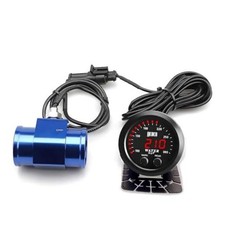 52mm Water Temperature Gauge with Joint Pipe Adaptor Joint Pipe: 32MM Blue Red