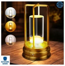 Cordless LED Table Lamp Rechargeable Touch Control 3 Color Temperatures