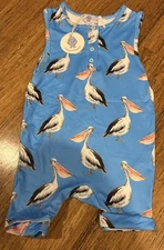 BNWT Cheeky Chickadee Pelican Long Leg Playsuit - Size 2